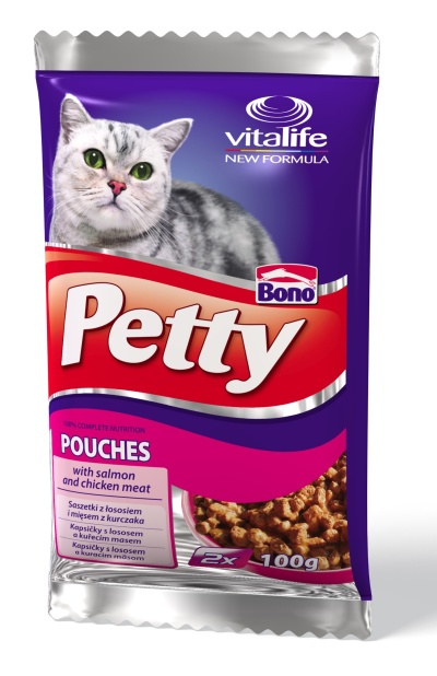 Petty kapsička kočka - drůbež + zvěřina - 2 x 100 g