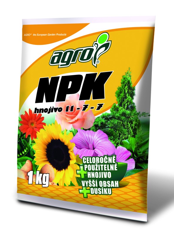 NPK - hnojivo 11 - 7 - 7 --- 1 kg