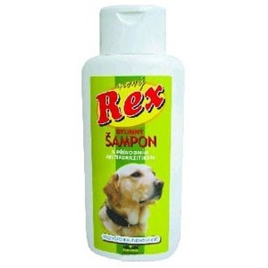 Bylinný šampon pro psy - REX - s přírodním antiparazitikem - 250 ml