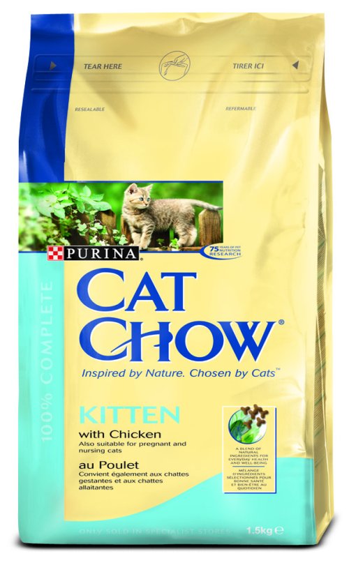 Purina chow kitten - 1,5 kg - chicken