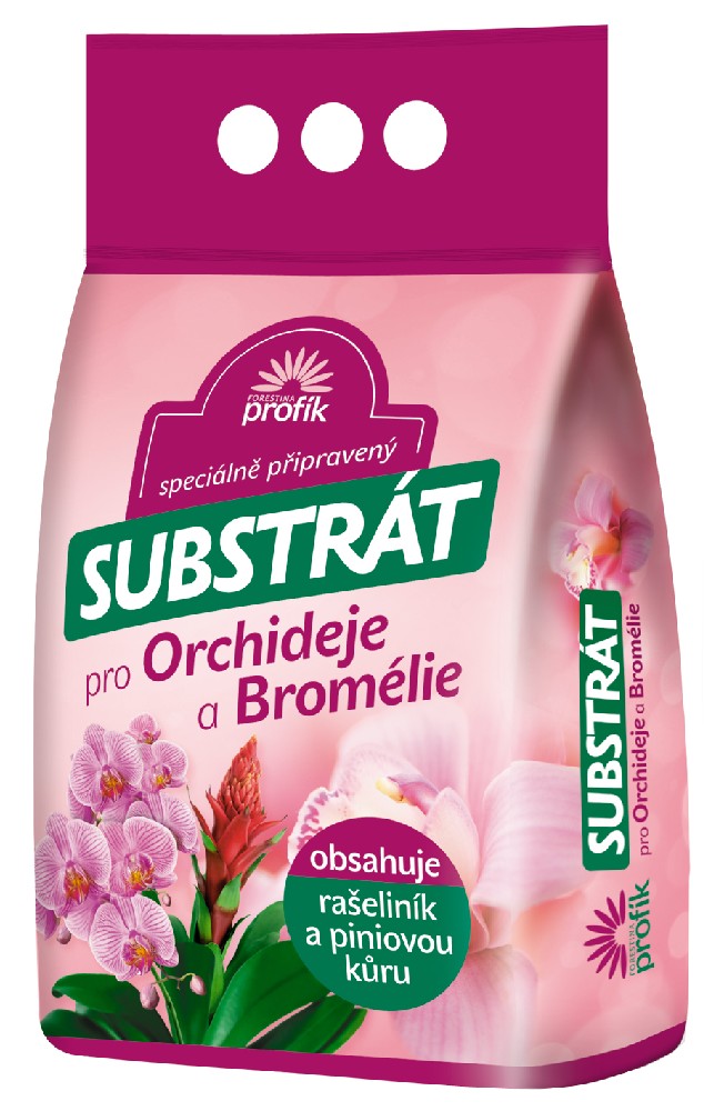 Substrát pro orchideje a bromélie - 5 litrů