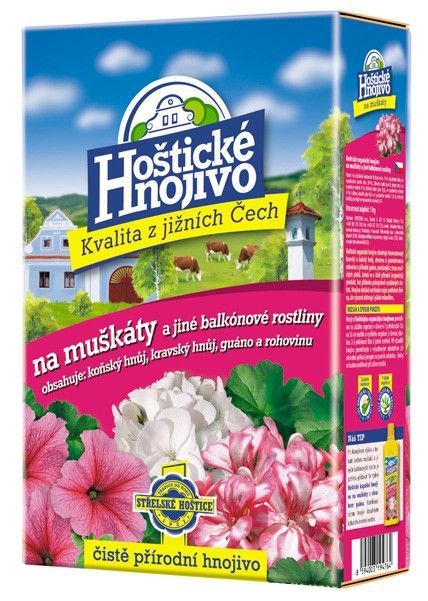 Hoštické hnojivo - muškáty - 1 kg